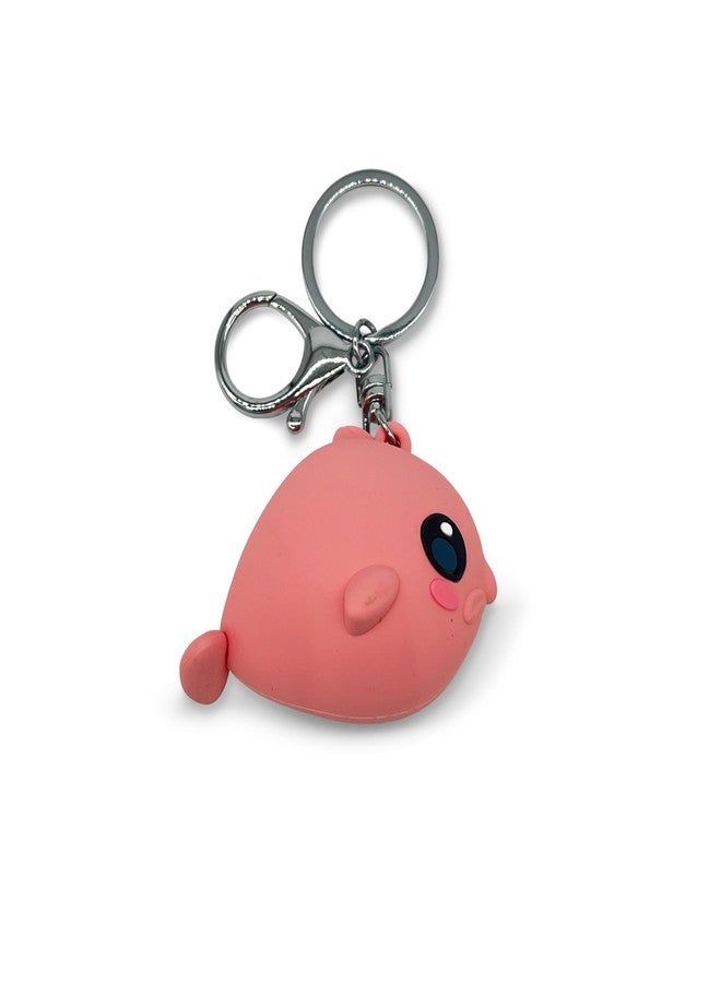 GOOFBALLS Blob Fish Keychain - Adorable Pink Blob Fish with a Hilariously Sad Face - Cute and Quirky Ocean Oddity for Bags, Backpacks, Wallets, Keys - Perfect for Funny Gifts - Image 3